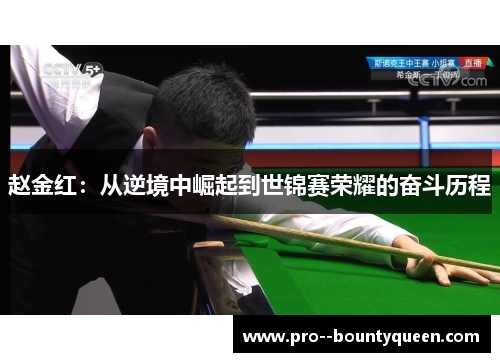 赵金红：从逆境中崛起到世锦赛荣耀的奋斗历程